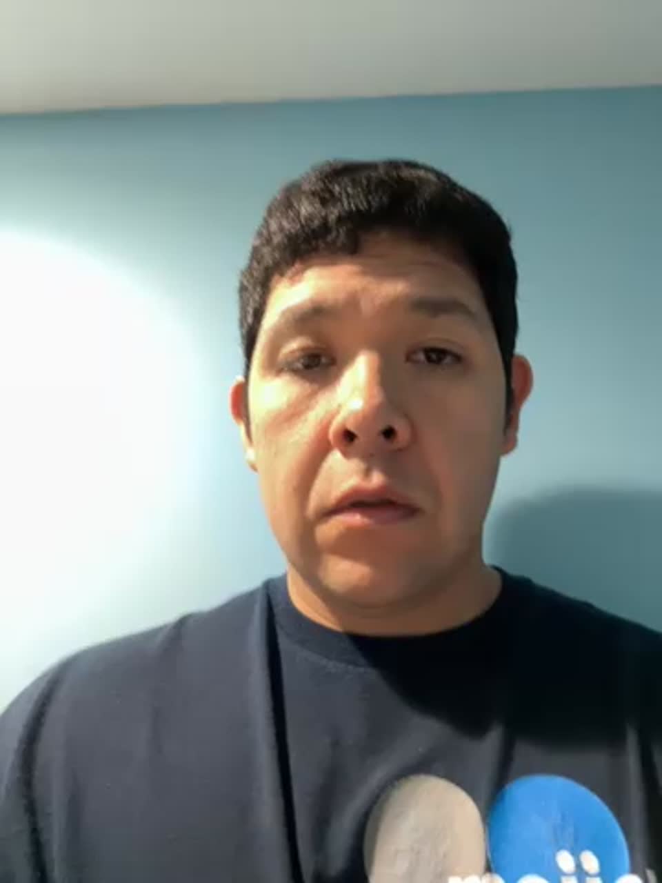 Still image out of testimonial from Luis rivera