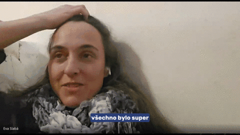 Animated image out of testimonial from Eva Slabá