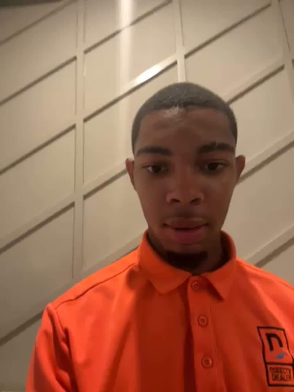 Still image out of testimonial from Reginald Shelby