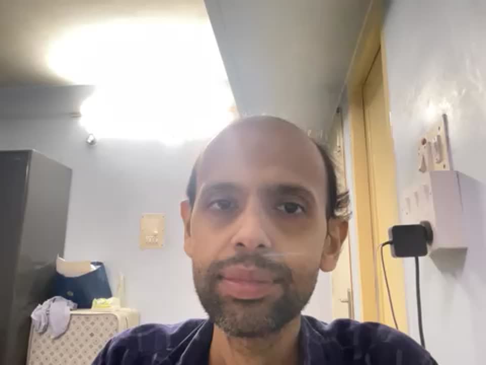 Still image out of testimonial from BHARAT SUBRAHMANYAM