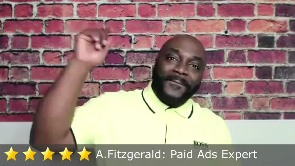 Still image out of testimonial from A.Fitzgerald Hardnett