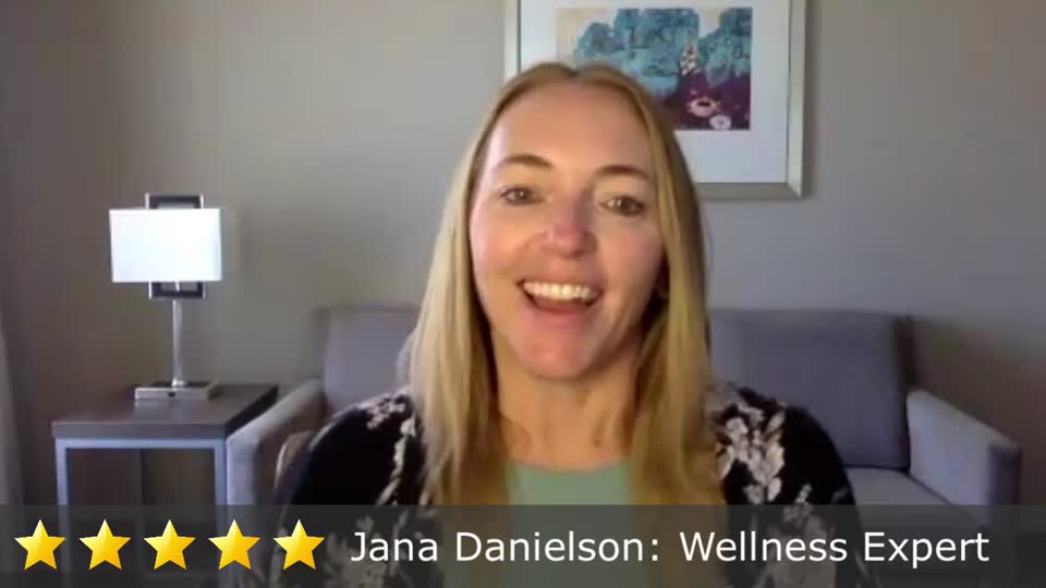Still image out of testimonial from Jana Danielson